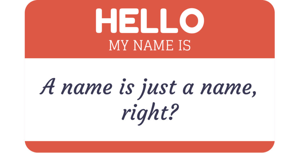 Name Game - Strategic Communication Group